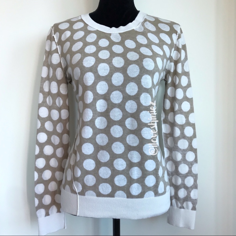 •Michael Kors• Distressed Crew Neck Sweater S